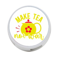 Make Tea Not War  4-port Usb Hub (two Sides)