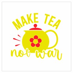 Make Tea Not War  Lightweight Scarf 