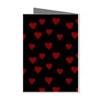 Small Cute Hearts  Mini Greeting Cards (Pkg of 8) Left