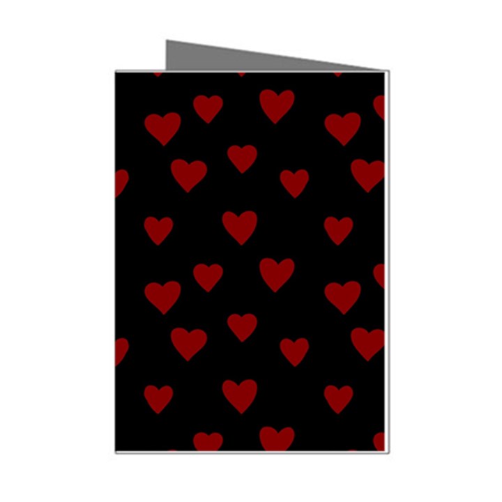 Small Cute Hearts  Mini Greeting Cards (Pkg of 8)