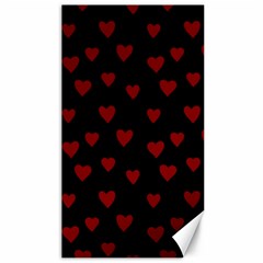 Small Cute Hearts  Canvas 40  X 72 