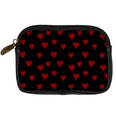 Small Cute Hearts  Digital Camera Leather Case