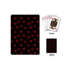 Small Cute Hearts  Playing Cards Single Design (mini)