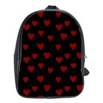 Small Cute Hearts  School Bag (XL) Front