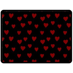 Small Cute Hearts  Two Sides Fleece Blanket (large)