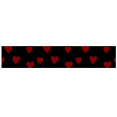 Small Cute Hearts  Large Premium Plush Fleece Scarf 