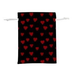 Small Cute Hearts  Lightweight Drawstring Pouch (m)