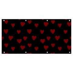 Small Cute Hearts  Banner And Sign 8  X 4  by ConteMonfrey