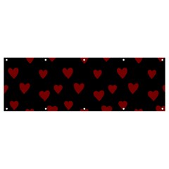 Small Cute Hearts  Banner And Sign 12  X 4  by ConteMonfrey