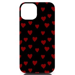 Small Cute Hearts  Iphone 14 Black Uv Print Pc Hardshell Case by ConteMonfrey