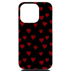 Small Cute Hearts  Iphone 14 Pro Black Uv Print Pc Hardshell Case by ConteMonfrey