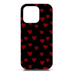 Small Cute Hearts  Iphone 16 Pro Black Uv Print Pc Hardshell Case by ConteMonfrey