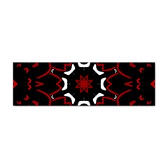 Red Shapes Mandala   Sticker Bumper (10 Pack)