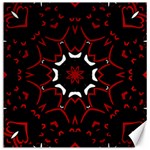 Red Shapes Mandala   Canvas 16  x 16  15.2 x15.41  Canvas - 1