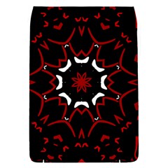 Red Shapes Mandala   Removable Flap Cover (s)