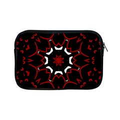 Red Shapes Mandala   Apple Ipad Mini Zipper Cases