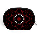 Red Shapes Mandala   Accessory Pouch (Medium) Front