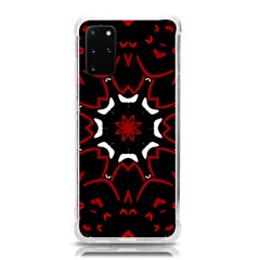 Red Shapes Mandala   Samsung Galaxy S20 Plus 6 7 Inch Tpu Uv Case by ConteMonfrey