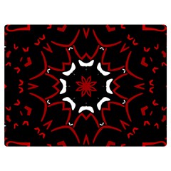 Red Shapes Mandala   Two Sides Premium Plush Fleece Blanket (baby Size)