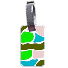 Geometric Bricks    Luggage Tag (two Sides)