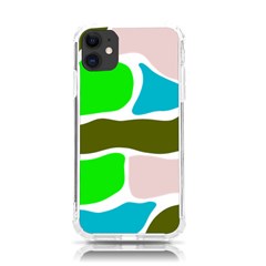 Geometric Bricks    Iphone 11 Tpu Uv Print Case