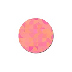 Geometric Pink Ocean  Golf Ball Marker (10 Pack)