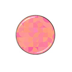 Geometric Pink Ocean  Hat Clip Ball Marker