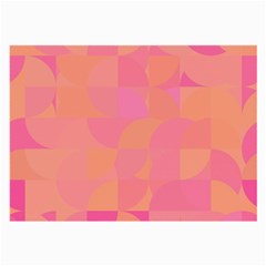 Geometric Pink Ocean  Large Glasses Cloth (2 Sides)