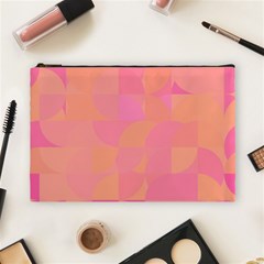 Geometric Pink Ocean  Cosmetic Bag (large) by ConteMonfrey