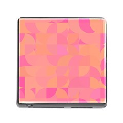 Geometric Pink Ocean  Memory Card Reader (square 5 Slot) by ConteMonfrey