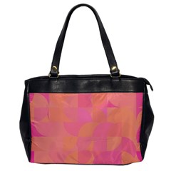 Geometric Pink Ocean  Oversize Office Handbag by ConteMonfrey