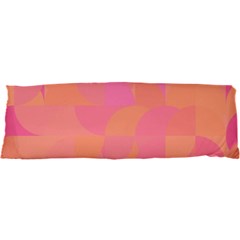 Geometric Pink Ocean  21 x63  Body Pillow Case Dakimakura (two Sides)