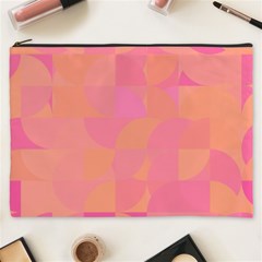 Geometric Pink Ocean  Cosmetic Bag (xxxl)