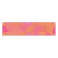 Geometric Pink Ocean  Banner And Sign 4  X 1 