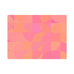 Geometric Pink Ocean  Premium Plush Fleece Blanket (mini) by ConteMonfrey