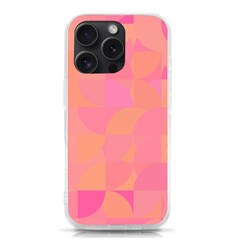 Geometric Pink Ocean  Iphone 15 Pro Tpu Uv Print Case