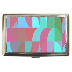 Geometric Ocean Purple Blue Pink Cigarette Money Case