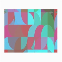 Geometric Ocean Purple Blue Pink Small Glasses Cloth (2 Sides)