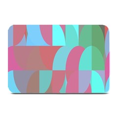 Geometric Ocean Purple Blue Pink Plate Mats