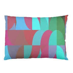 Geometric Ocean Purple Blue Pink Pillow Case