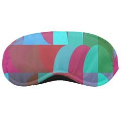 Geometric Ocean Purple Blue Pink Sleep Mask