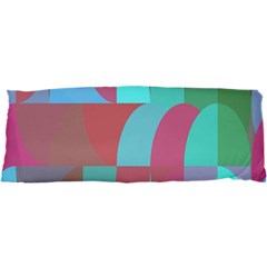 Geometric Ocean Purple Blue Pink 25 x67  Body Pillow Case Dakimakura (two Sides) by ConteMonfrey