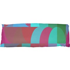 Geometric Ocean Purple Blue Pink 25 x71  Body Pillow Case Dakimakura (two Sides) by ConteMonfrey