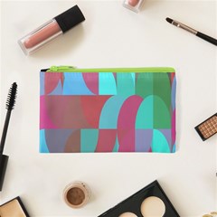 Geometric Ocean Purple Blue Pink Cosmetic Bag (xs) by ConteMonfrey