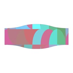 Geometric Ocean Purple Blue Pink Stretchable Headband