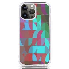 Geometric Ocean Purple Blue Pink Iphone 13 Pro Max Tpu Uv Print Case