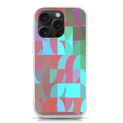 Geometric Ocean Purple Blue Pink Iphone 15 Pro Tpu Uv Print Case