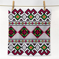 Ukrainian Folk Seamless Pattern Ethnic Ornament Border Element Traditional Face Towel