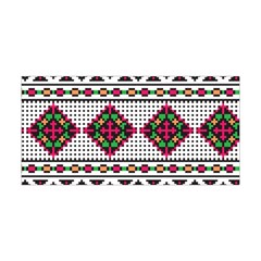 Ukrainian Folk Seamless Pattern Ethnic Ornament Border Element Traditional Yoga Headband