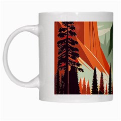 Mountains White Mug